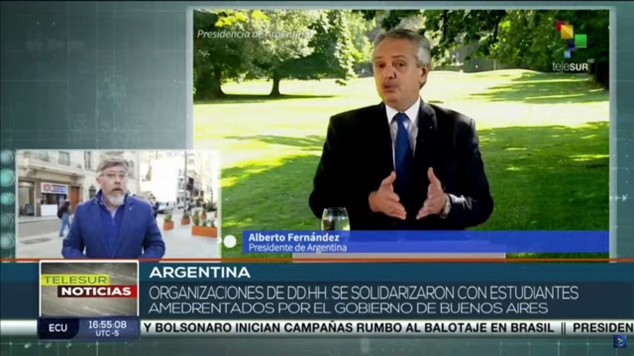 Argentina: Organizaciones de DD.HH. manifiestan apoyo a estudiantes amedrentados en Buenos Aires