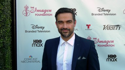 Alfonso Herrera attends the 2022 Imagen Awards in Los Angeles