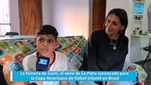 La historia de Juani, el nene de La Plata convocado para la Copa Americana de fútbol infantil en Brasil