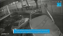 Brutal ataque motochorro y colectivero héroe en La Plata armados, gatillaron y se robaron una moto