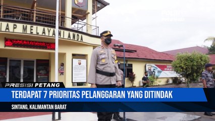 Operasi Zebra Kapuas, Wakapolres Sintang Jelaskan 7 Prioritas Pelanggaran