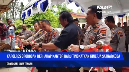 Peresmian Kantor Baru Satnarkoba Polres Grobogan