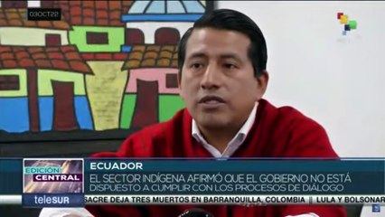 Ecuador: Movimiento indígena y representantes del gobierno realizan balance de las negociaciones