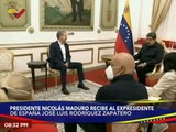 Pdte. Maduro recibe a Rodríguez Zapatero para evaluar temas en procesos de diálogo