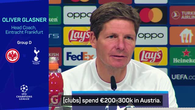 Frankfurt boss has no issue with English clubs' lavish spending