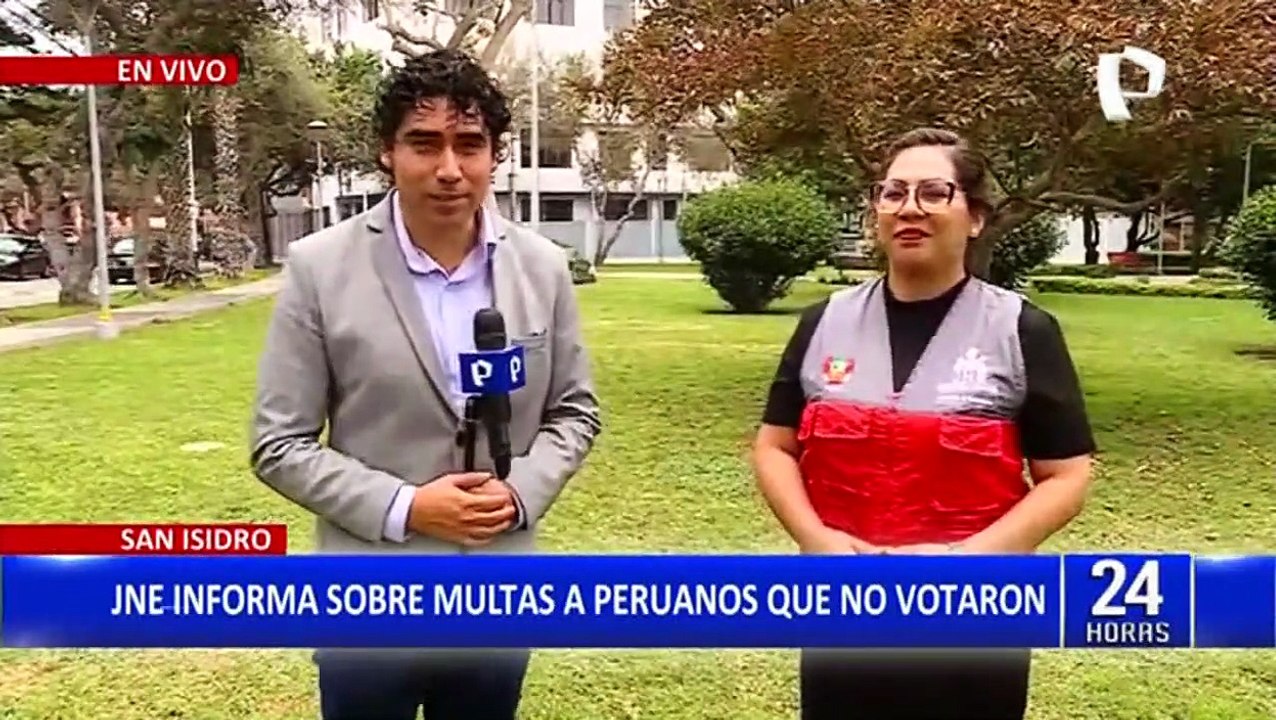Hasta más de 200 soles: JNE informa sobre multas para personas que no votaron