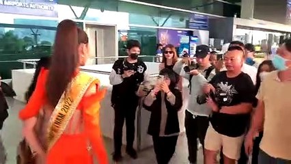 Hoa hậu Thiên Ân lên đường đi thi Miss Grand International 202