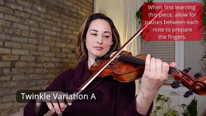 Twinkle Variations and Theme for Violin
