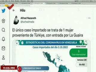 COVID-19 | Venezuela registra 9 casos comunitarios, 1 importado y 538.288 pacientes recuperados