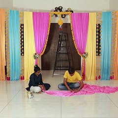 Building decoration - colorful entrance makeover #decor #fun #hetalsart