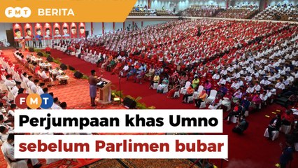 Download Video: Perjumpaan khas Umno bersama Zahid, Ismail sebelum Parlimen bubar, kata sumber