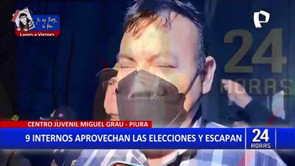 Piura: recapturan a dos de los nueve internos que fugaron del Centro Juvenil Miguel Grau