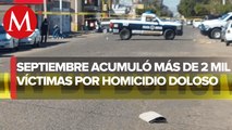 Septiembre cierra como el tercer más violento del año