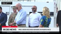 US President Biden reports $60 million in help to Puerto Rico in the wake of looking over typhoon harm  Watch full video
