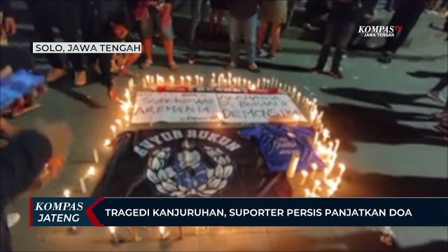 Tragedi Kanjuruhan, Suporter Persis Solo Panjatkan Doa