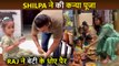 Raj Kundra Performs Kanchika Puja With Daughter Samisha, Shilpa Shetty Shares Kanya Pujan's Video