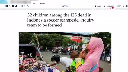 Media Asing Soroti Puluhan Anak Tewas di Tragedi Kanjuruhan