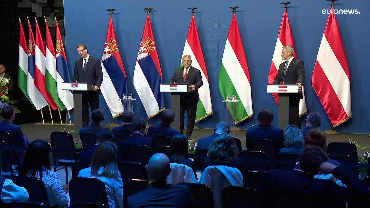 Hungary, Austria and Serbia leaders outline plan to curb migration