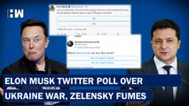 Headlines: Elon Musk Tweets His 'Peace Plan' To End Ukraine War, Zelensky Responds |