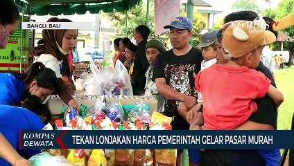 Tekan Lonjakan Harga Pemerintah Gelar Pasar Murah