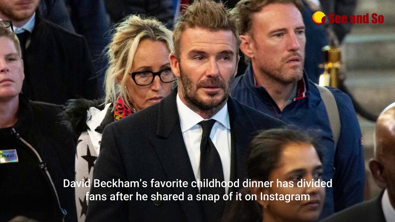 David Beckham shares his 'favorite' meal that divides fans