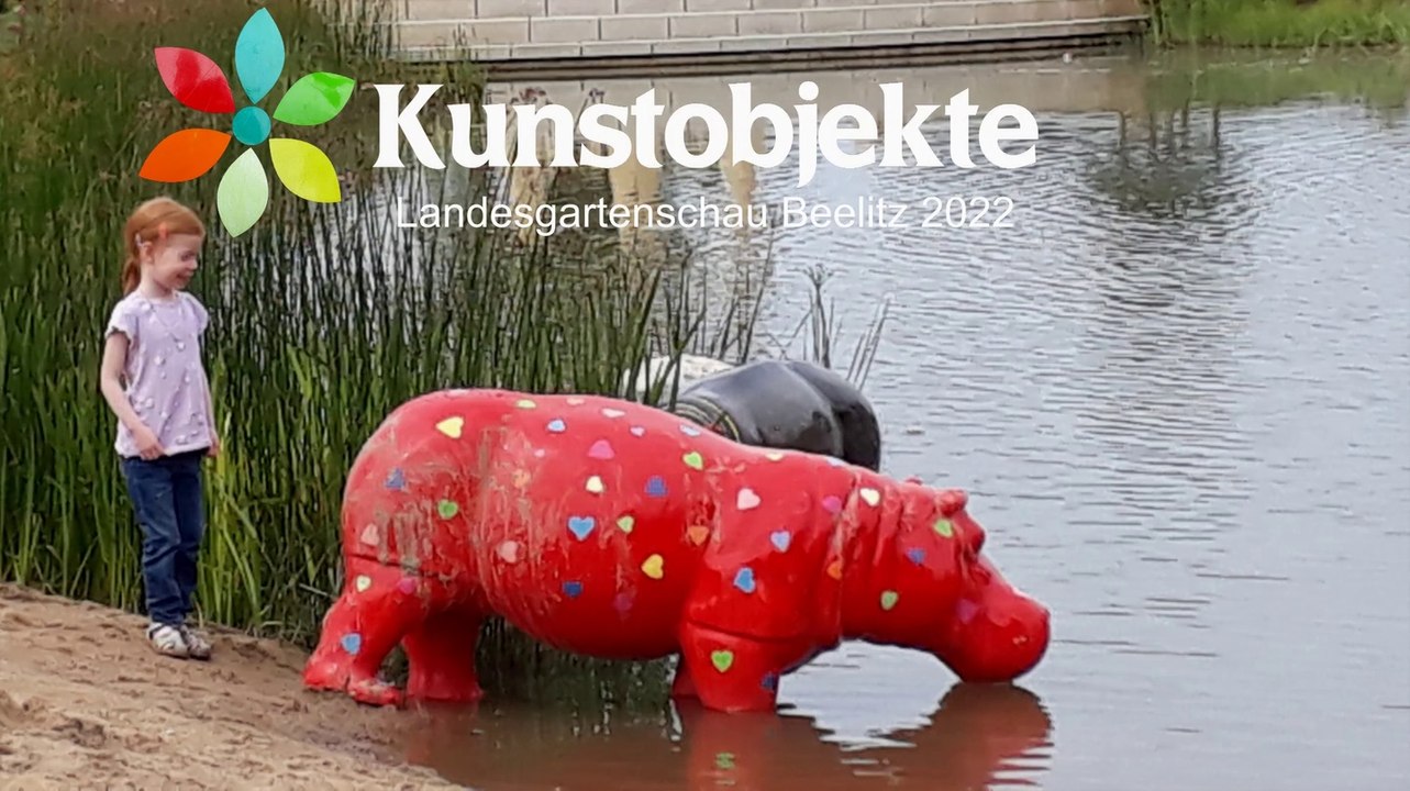 Kunstobjekte auf der Landesgartenschau in Beelitz 2022