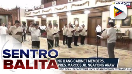 Panunumpa ng ilang Cabinet members, pinangunahan ni President Marcos Jr. ngayong araw