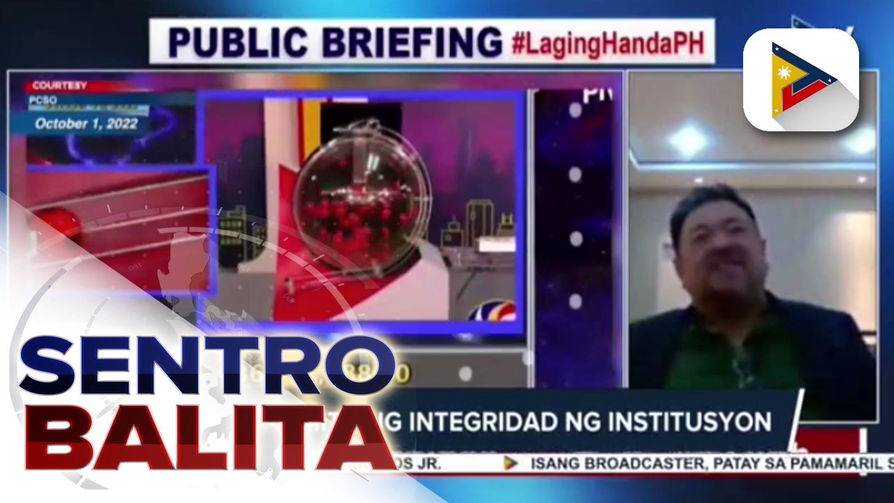 PCSO, nanindigan na walang nangyaring human intervention sa draw ng Grand Lotto 6/55 nitong Sabado