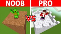 Minecraft NOOB vs PRO_ SAFEST SECURITY TOWER BUILD CHALLENGE