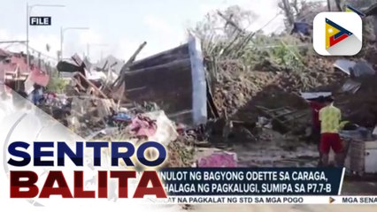 Pinsalang idinulot ng Bagyong Odette sa Caraga, umabot sa P37.55-B