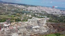 Samsun sağlık haberi... Samsun Şehir Hastanesi'nin kaba inşaatı yüzde 75 tamamlandı