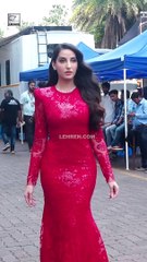 Nora Fatehi डांस शो के सेट पर अपनी अदाओ का चलाया जादू