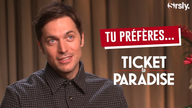 TICKET TO PARADISE : Lucas Bravo joue à Tu prèfères