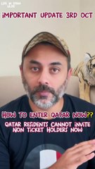 HAYYA 1+3 | Qatar Residents Can’t Host Fans. SOLUTIONS here In the video