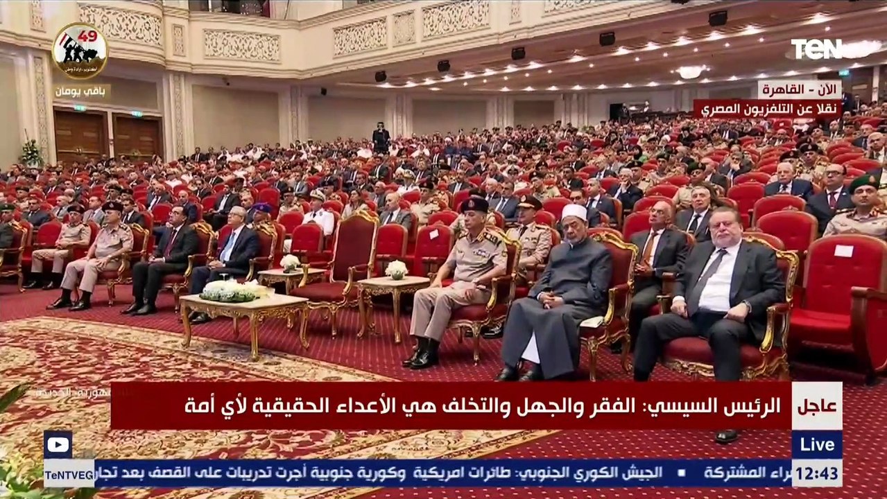 السيسي : لـ المصريين وإحنا بنحارب الإرهاب الدولة موقفتش