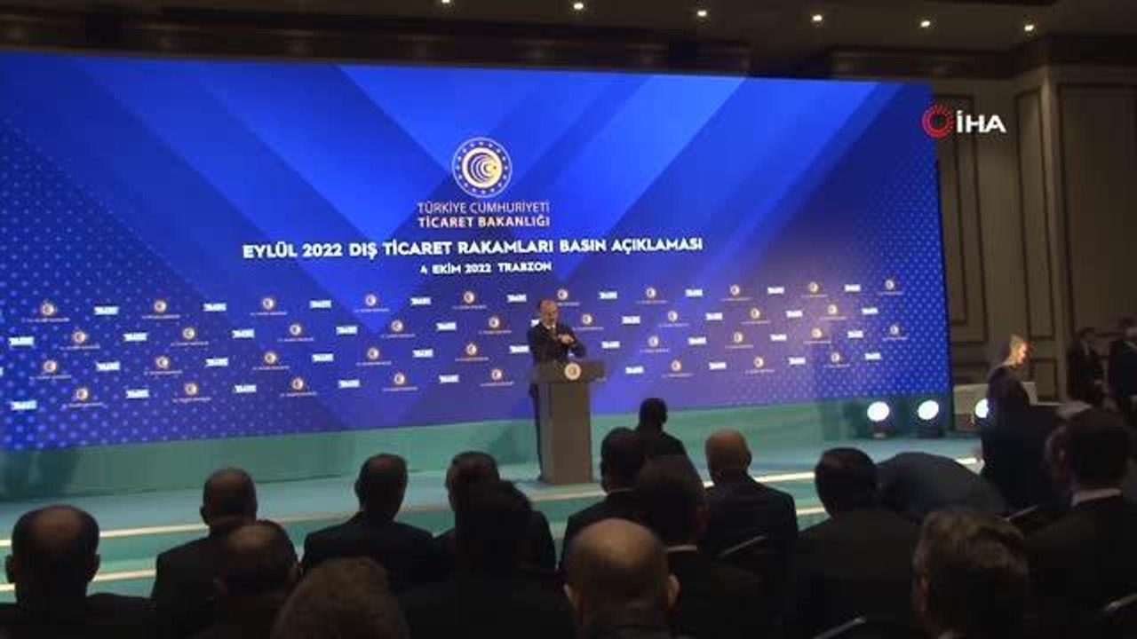 Bakan Muş: "Eylül ayında ihracatımız, geçtiğimiz yılın aynı ayına göre yüzde 9,2 artışla 22,6 milyar dolar olmuştur"
