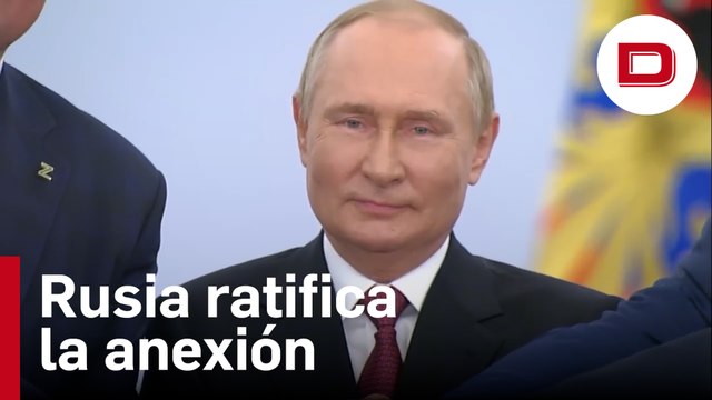 La Cámara Alta rusa ratifica la anexión de Donetsk, Lugansk, Jersón y Zaporiyia