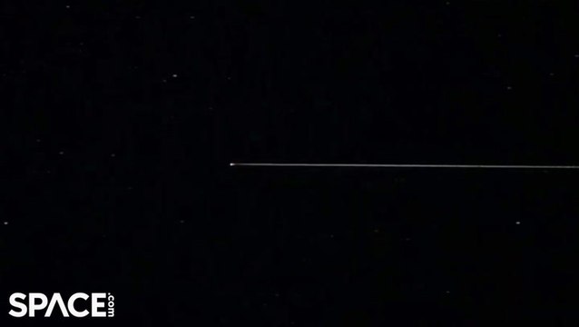 Hayabusa2 capsule fireball streaks across night sky during re-entry
