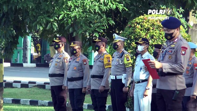 Kapolda Kepri & Polres Grobogan Laksanakan Apel Gelar Pasukan Operasi Zebra Seligi dan Candi 2022