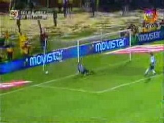 (Bustos 1-1) Colombia 2-1 Argentina