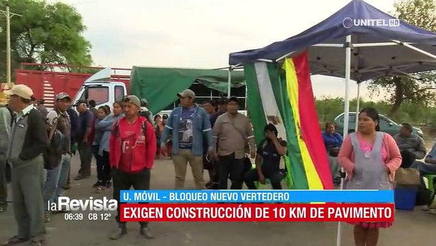 Segundo día sin recojo de basura en la capital cruceña por una protesta de vecinos que piden obras