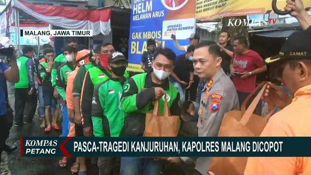 Pasca Tragedi di Kanjuruhan, Kapolri Nonaktifkan Kapolres Kabupaten Malang