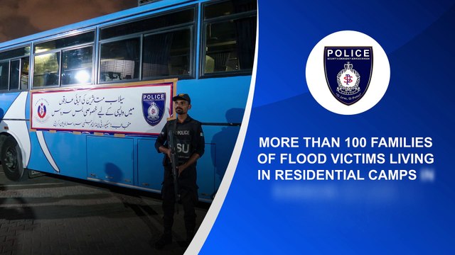 کراچی میں قائم رہائشی کیمپس میں مقیم سیلاب متاثرین کی گھروں میں واپسی