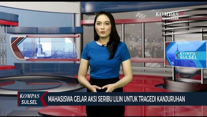 Mahasiswa Gelar Aksi Seribu Lilin Untuk Tragedi Kanjuruhan