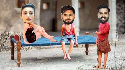 हसीं नहीं रोक पाएंगे  Rishabh Pant And Urvashi Rautela Love Story _ Rohit Sharma Funny Comedy