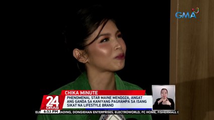 'Phenomenal star' Maine Mendoza, angat ang ganda sa kaniyang pagrampa sa isang sikat na lifestyle brand | 24 Oras
