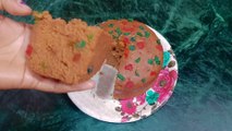 सिर्फ 25 रुपये में पारले जी बिस्किट से केक कढ़ाई में - Eggless Biscuit Cake - Parle G Cake Recipes