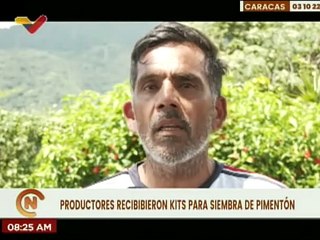 Minppal entregó 1.200 plántulas de pimentón y agroinsumos a productores beneficiados en Caracas