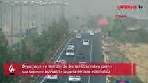 Diyarbakır ve Mardin’de toz taşınımı etkili oldu
