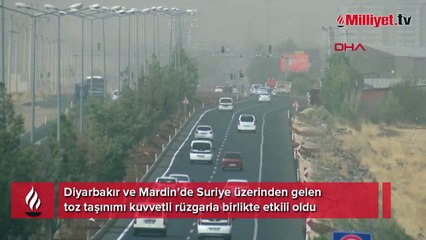 Diyarbakır ve Mardin’de toz taşınımı etkili oldu